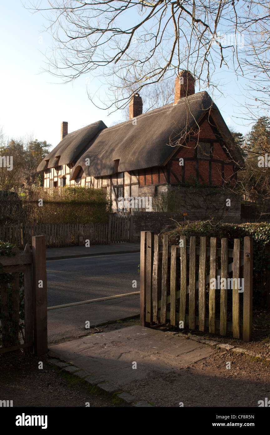 Anne Hathaway`s Cottage, Shottery, Warwickshire, UK Stock Photo